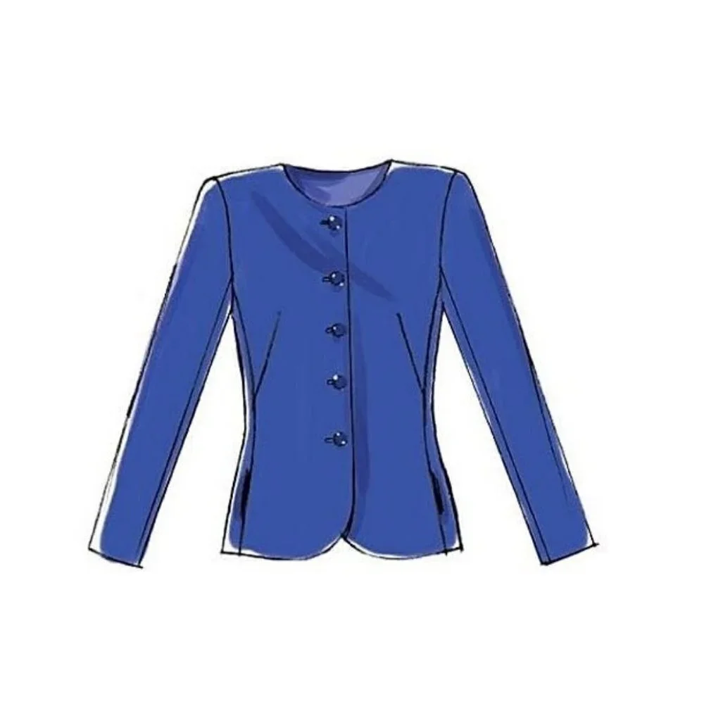 McCalls Sewing Pattern 7024‎ Jacket Coat Misses Size 16-24